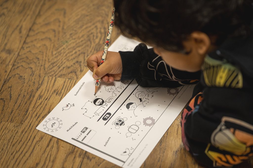 Desenho do Tó ponto a ponto